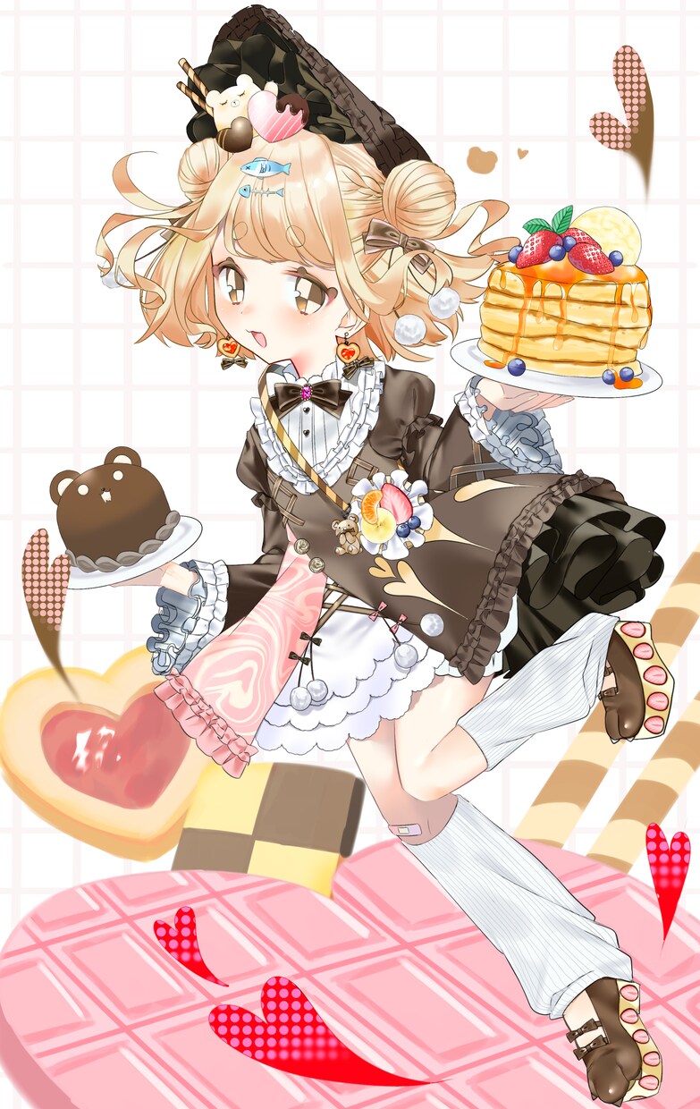 イラスト制作(オリジナル・版権等)受付ます 可愛い女の子から2頭身まで幅広く イメージ5