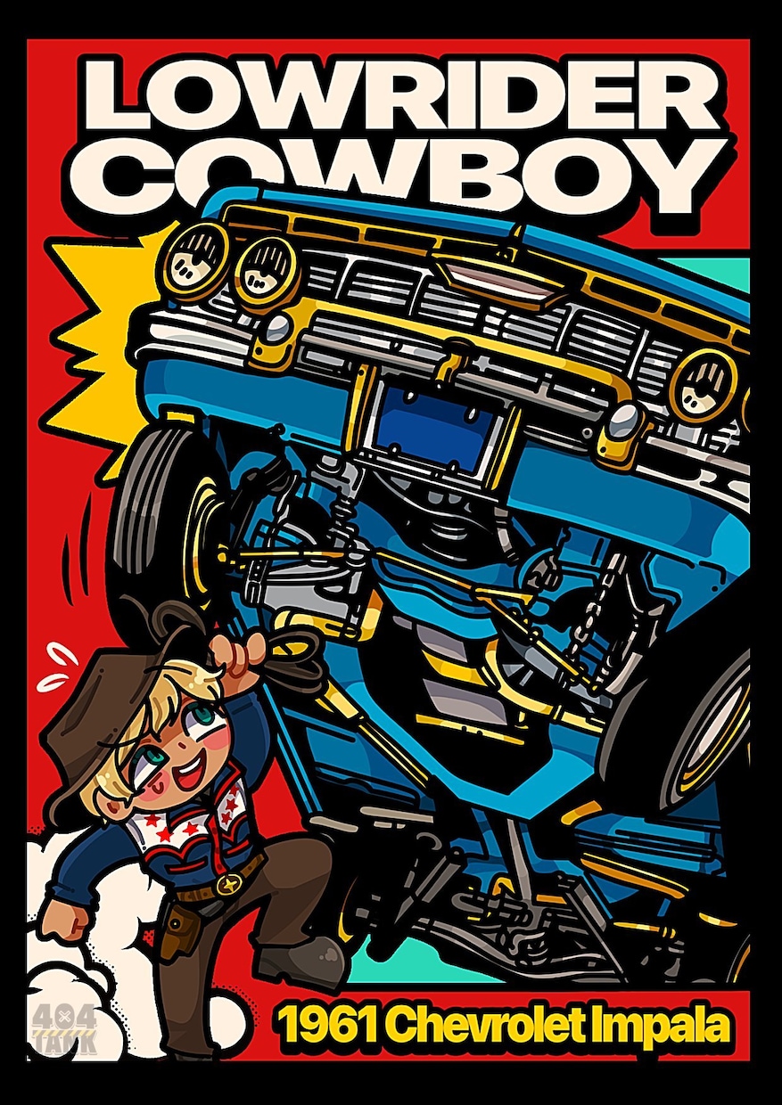 レトロポスター風に車の絵を描きます レトロポスター風に愛車お描きします! イメージ3