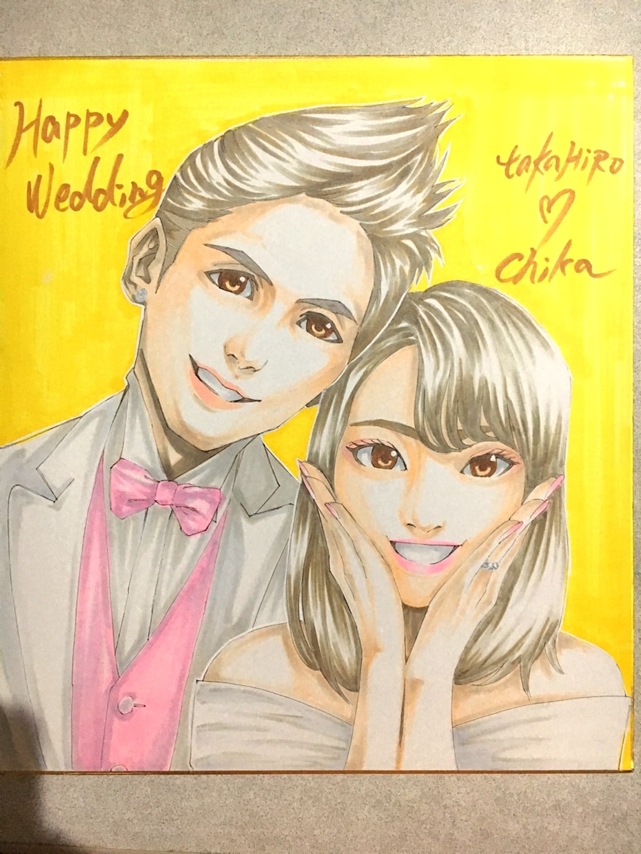 手描きの良さ・暖かさをお届け致しますます 結婚式の記念に、大切な方のプレゼントに イメージ2