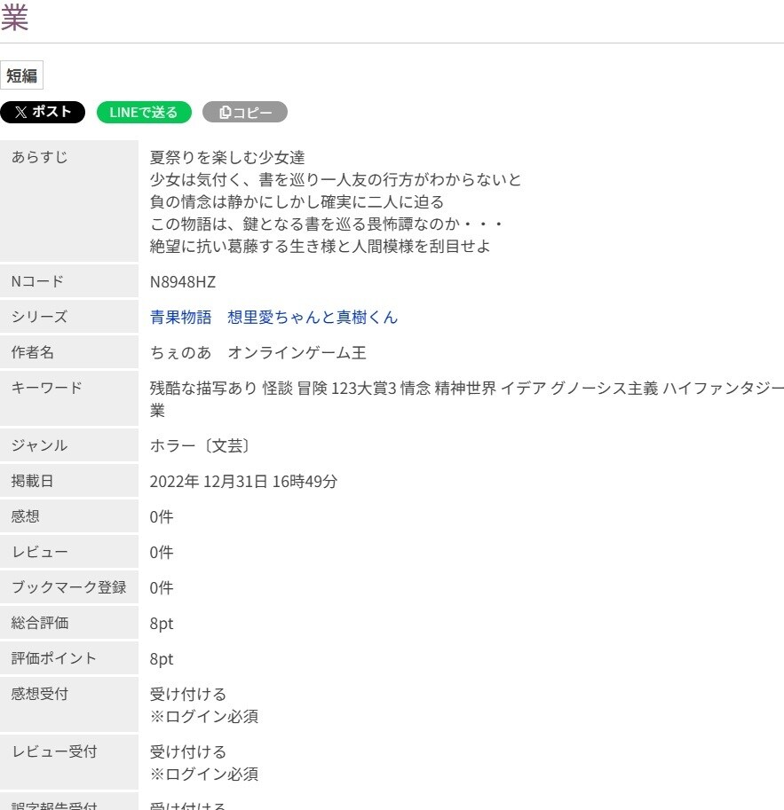 日記・手紙代行致します 時間短縮用、恋愛スローライフ育ちの小説家の文章は如何ですか？ イメージ2