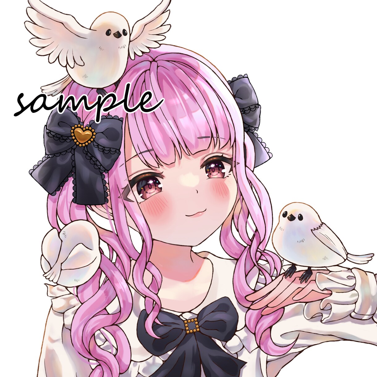 SNSで使用できるアイコン等イラスト作成します 用途に合わせて対応します！お気軽にご相談ください♩ イメージ4