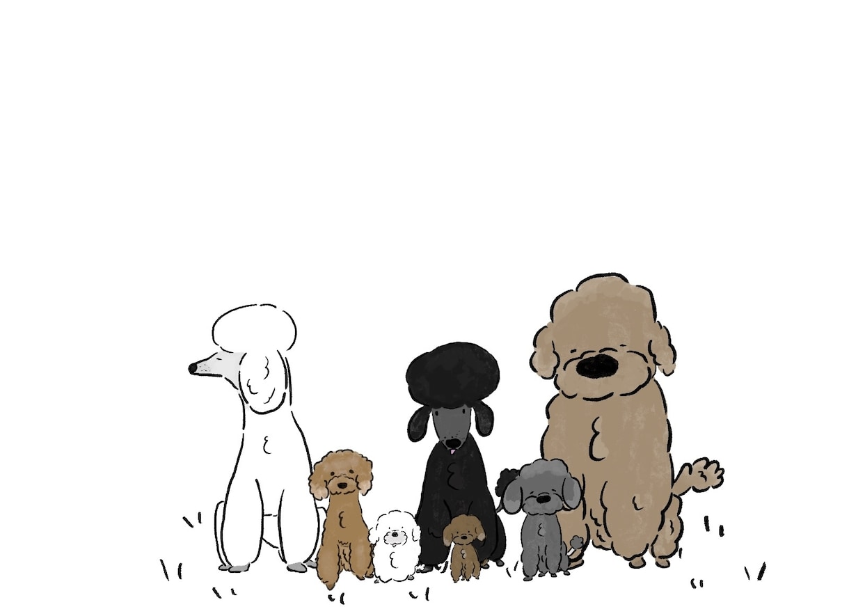 商用OK◎シンプルな動物やペットのイラスト描きます 親しみやすく可愛い1枚！アイコン、グッズなどご利用できます イメージ2