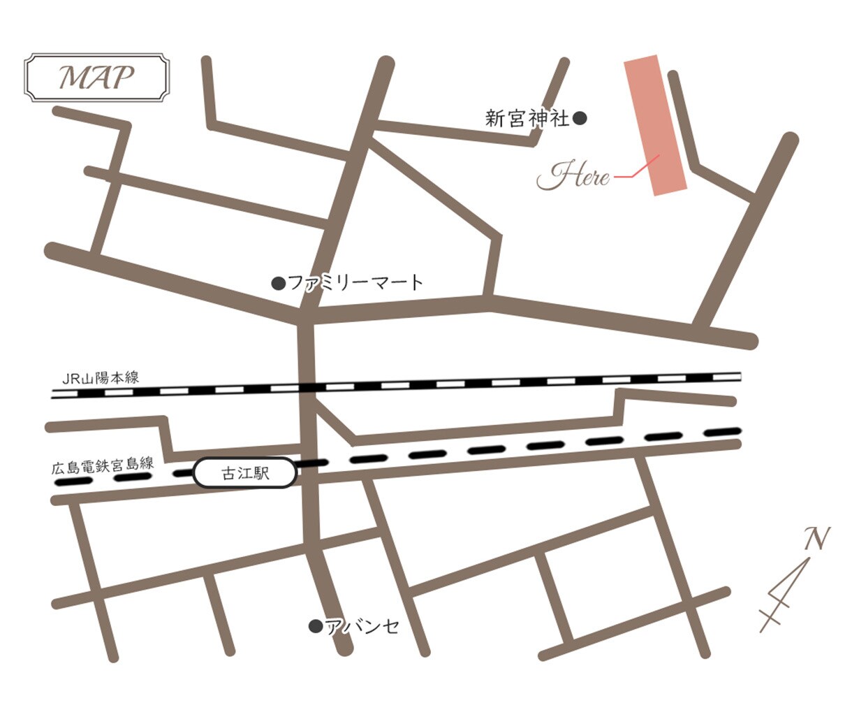 シンプルな【簡易地図】制作します シンプルで分かりやすい地図をチラシやポスター、名刺に！ イメージ7
