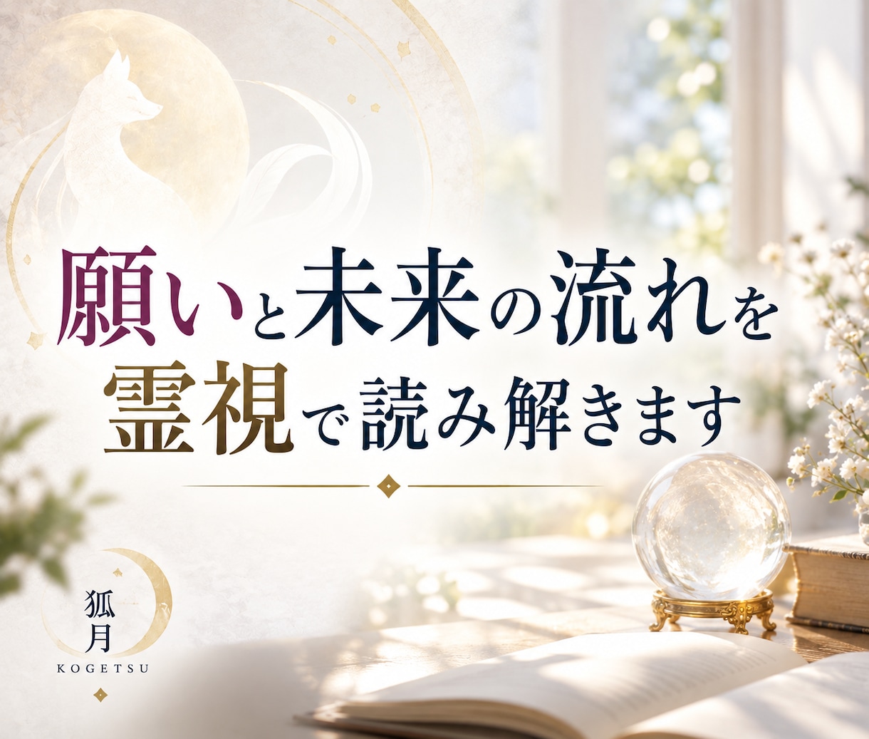 願いと未来の流れを霊視で読み解きます 前向きな未来へ進むための方向性をお伝えします イメージ1