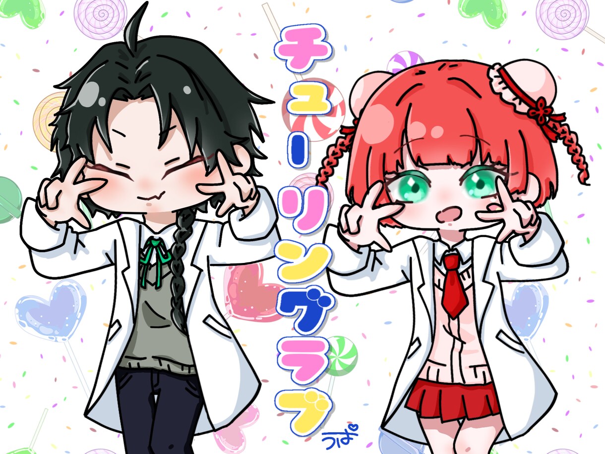 歌ってみた等の1枚絵描きます 個人使用から歌ってみた等もおっけい！ イメージ2