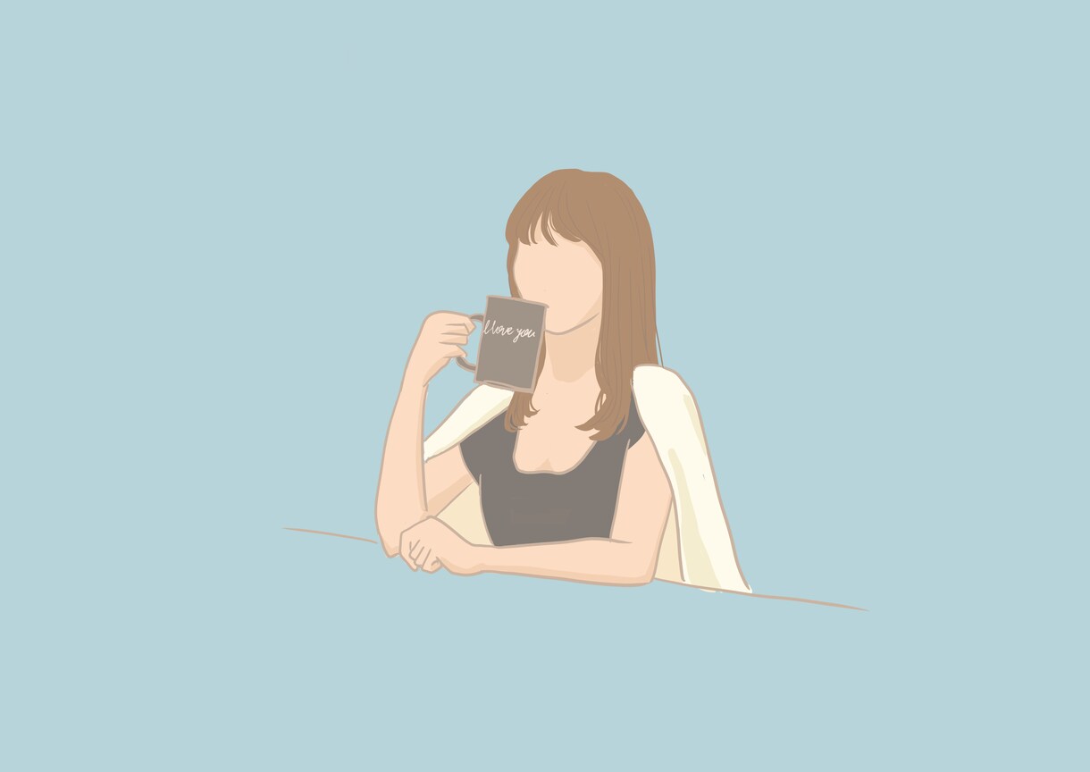 インスタ・ラインアイコン用のかわいい女の子描きます 現役女子大生が今流行りのオシャレな女の子のイラストを描きます イメージ6