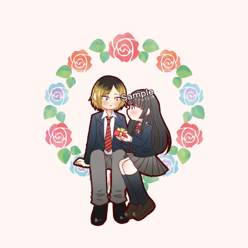 2名で3000円✨夢絵・カップルイラスト描きます NL・BL・GL全てOK！全身も可能で同値段です！ イメージ2