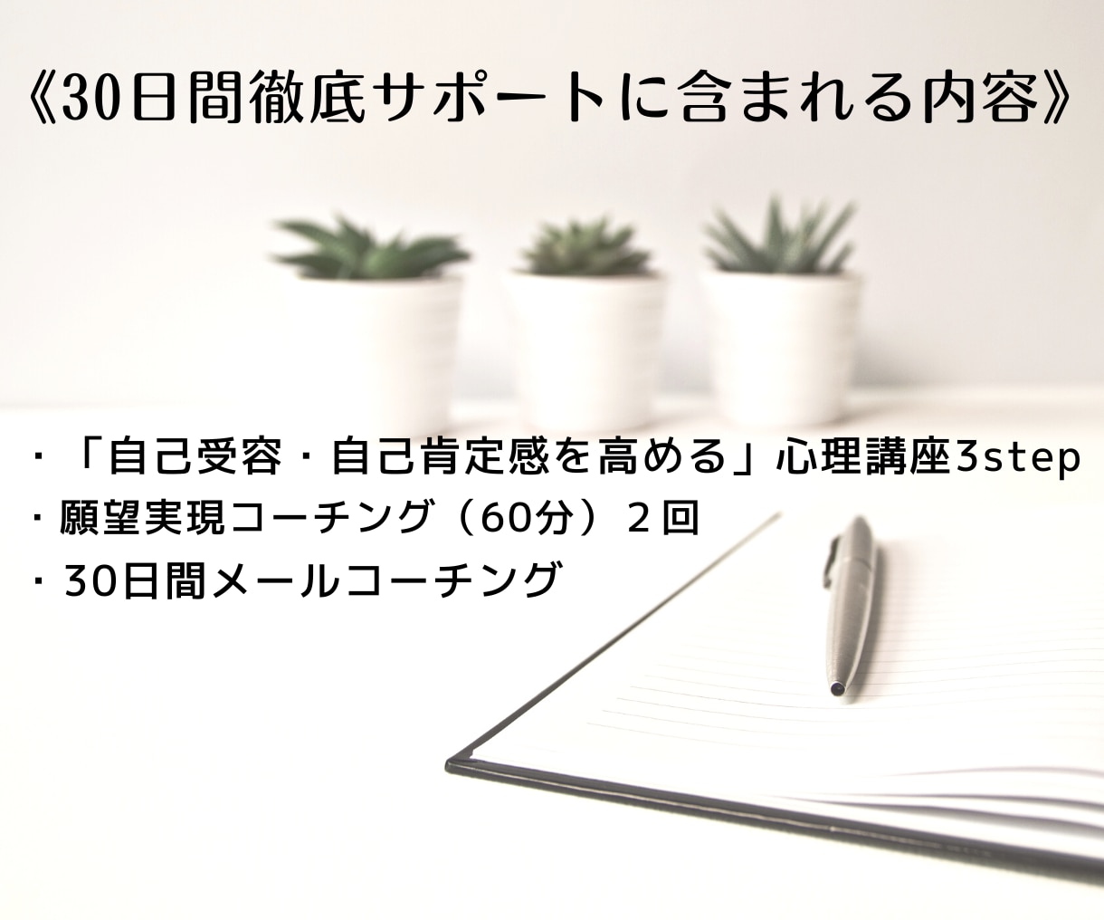 リピーター様【願望実現】30日間徹底サポートします 心理講座＋コーチング「真の願望」を叶えるマインドセット構築 イメージ2
