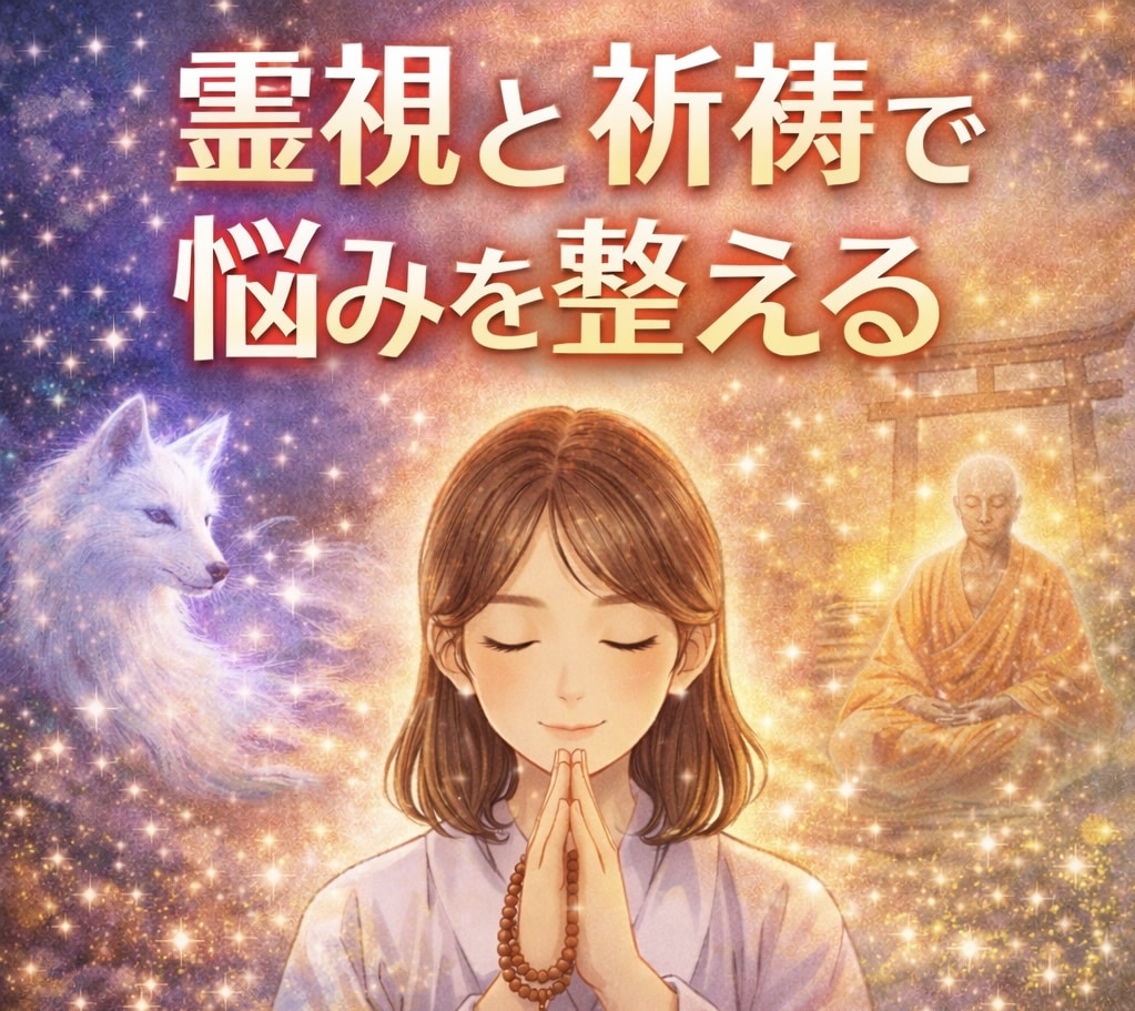 今だけ値下げ！霊視と祈祷で悩みを鑑定します 必要な霊視、祈祷、エネルギー調整を集中的に イメージ1