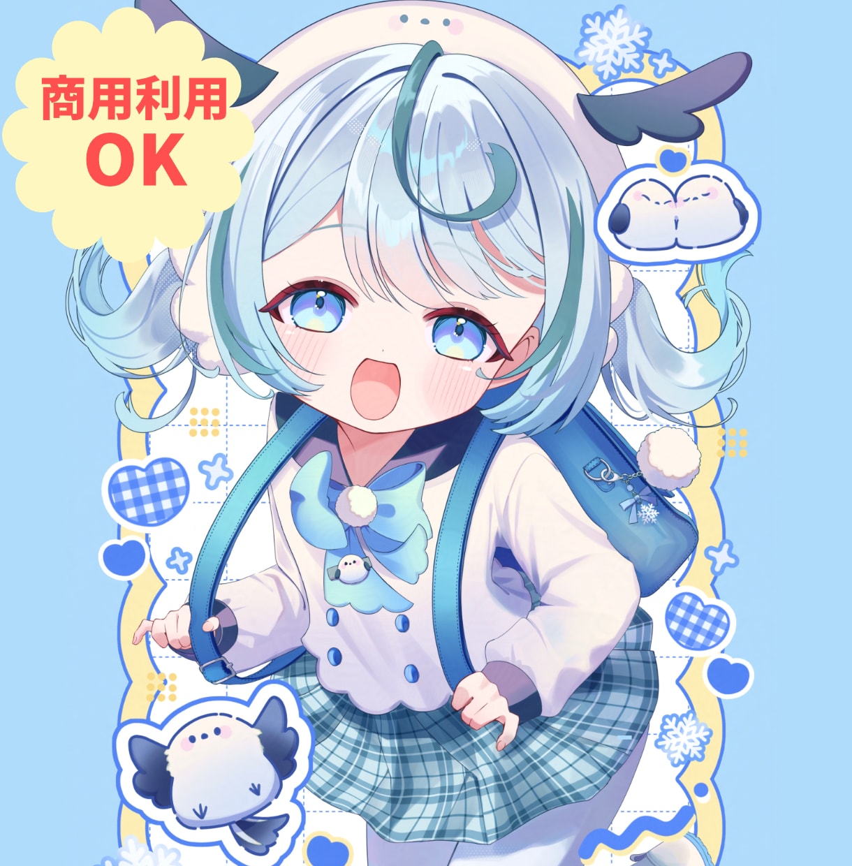 商用可！かわいい！優しいポップなイラスト制作します 高クオリティ★あなたらしさを引き出すデザイン★集客効果もUP イメージ1