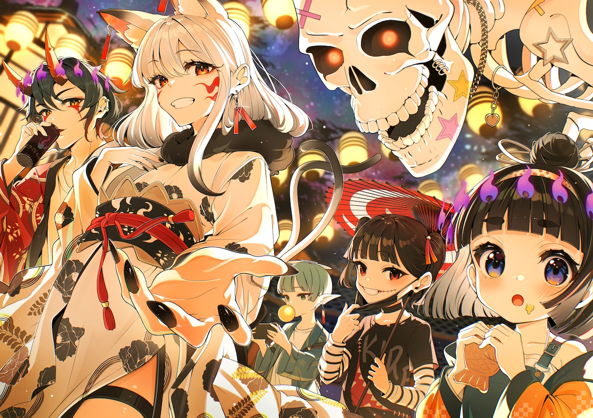 ご希望のイラストを描きます 一枚絵、MVイラスト、小説イラスト、配信用など イメージ1