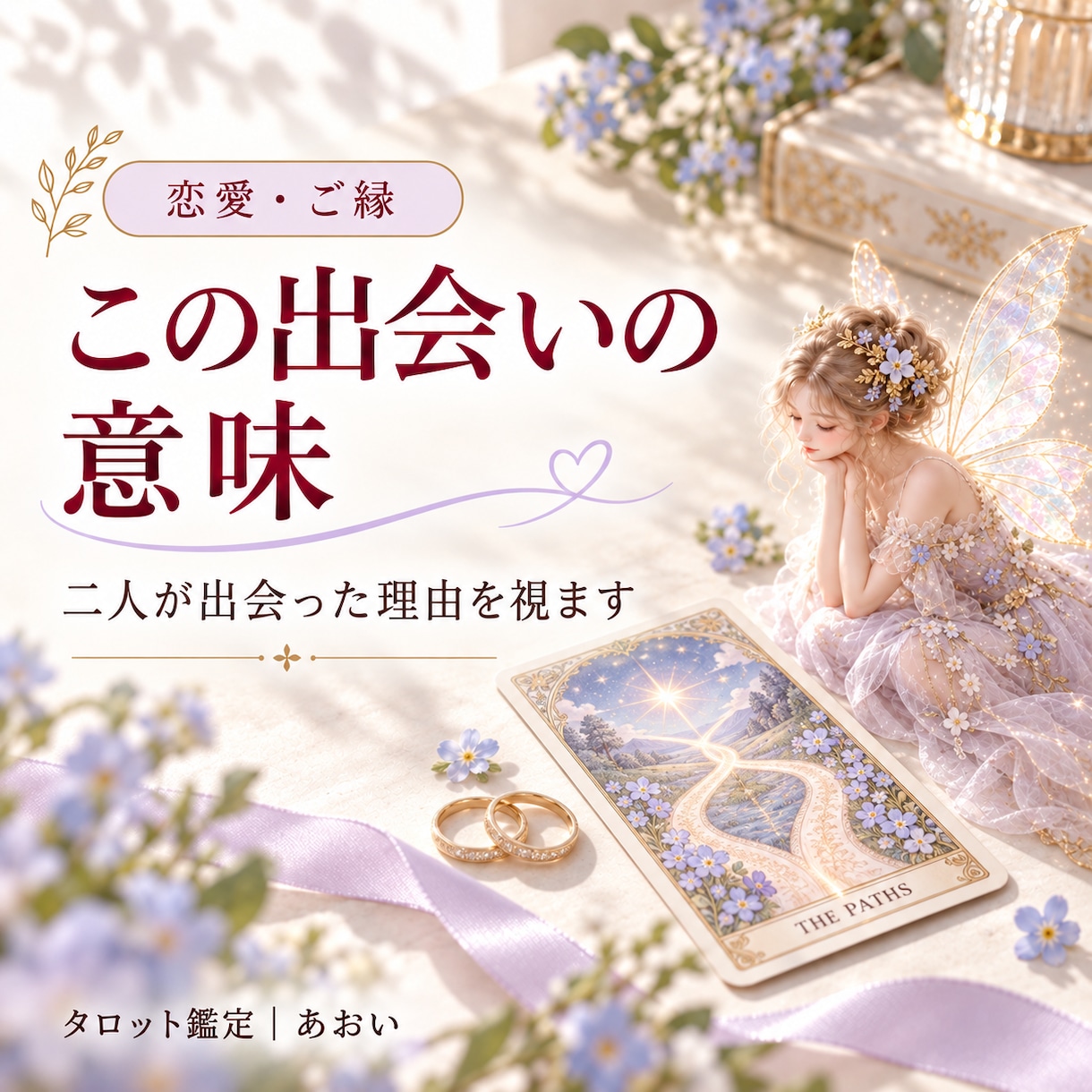 お二人が出逢った意味、今の関係・想いをお伝えします 出逢いに込められた意味と、今のご縁を読み解きます イメージ1