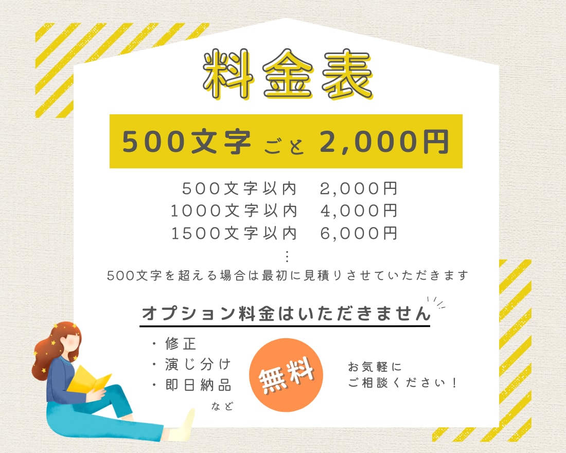 自由度の高いナレーション・朗読を承ります 裏方を知る現役ナレーターが声で作品に寄り添います イメージ2