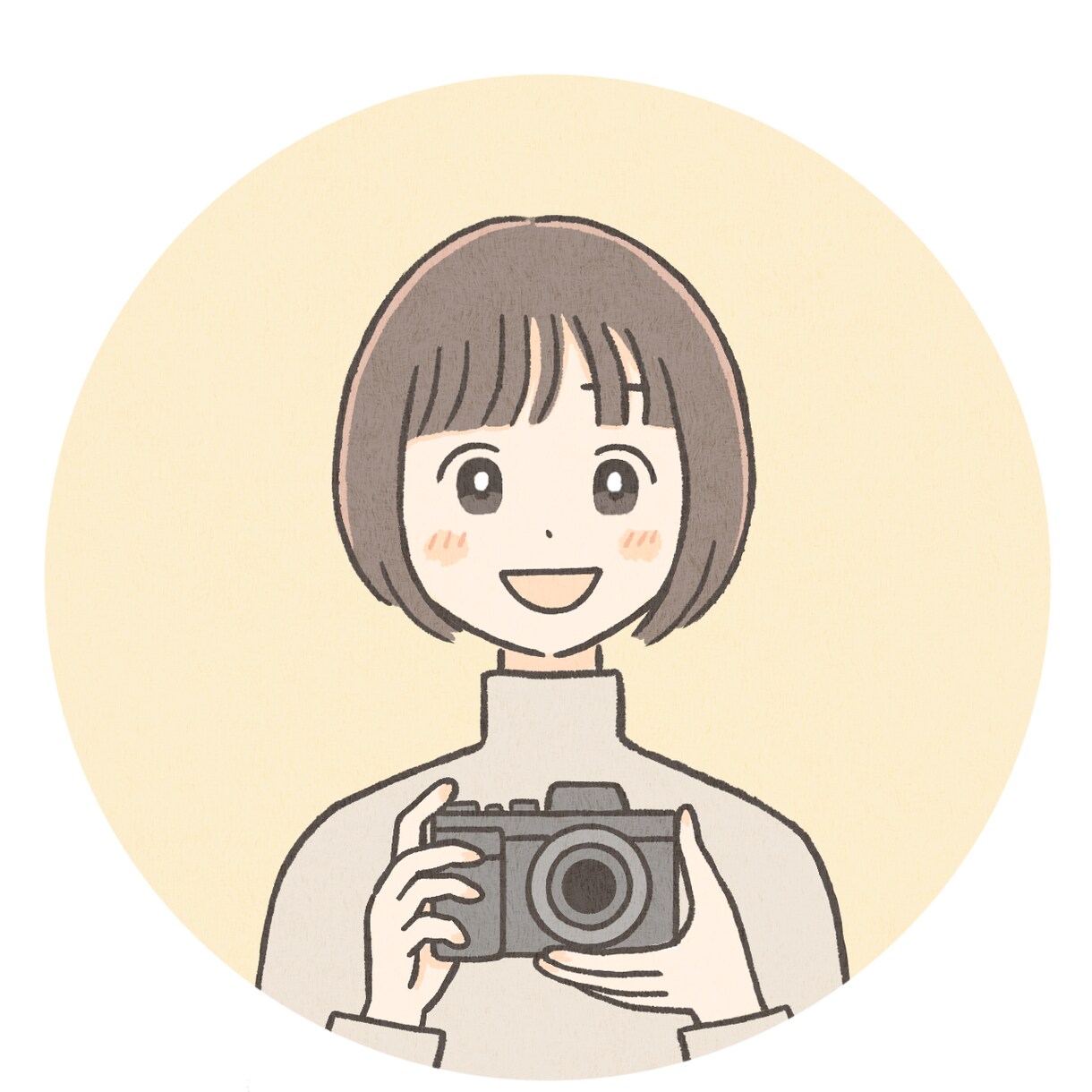 柔らかい漫画チックなアイコン描きます あなただけのアイコンをお描きします イメージ3