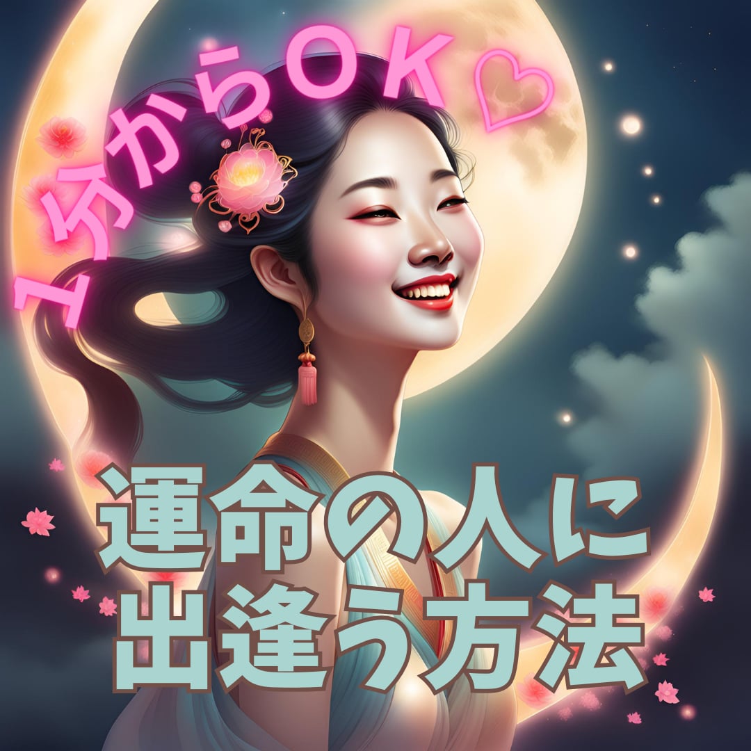 １分からOK♡運命の人に出逢う方法占います あなたの運命のお相手へのご縁を女神タロットが導きます イメージ1