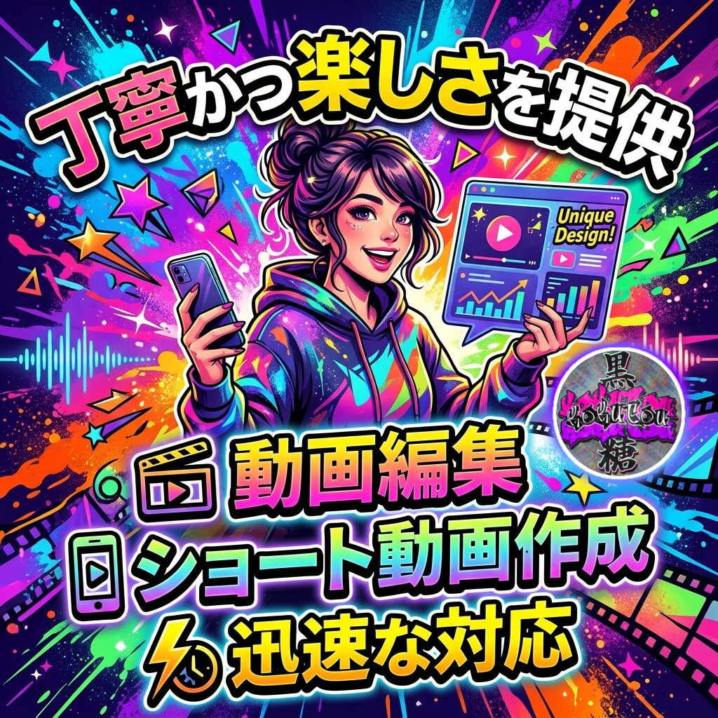SNS等のリール・ショート動画作成いたします Vtuberさん、配信者さんの動画を即日お届け！✨️（特急） イメージ1