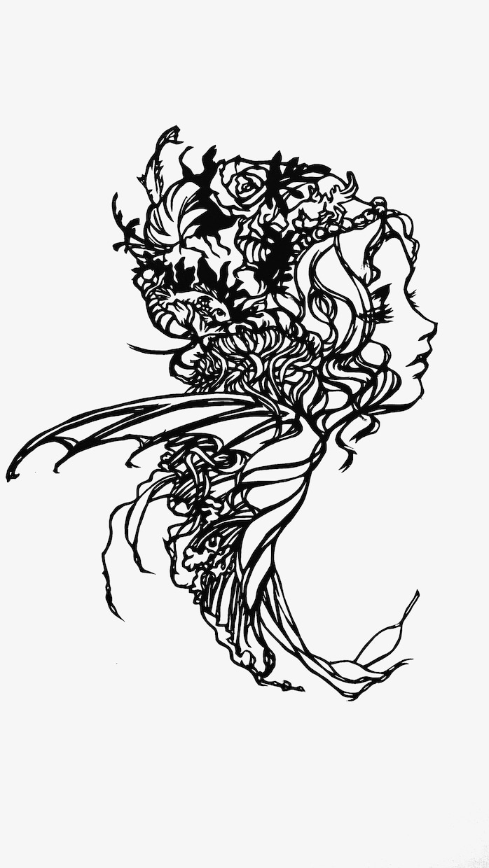 切り絵やネイルチップを作ります あなたのご希望に沿えるように。 イメージ4