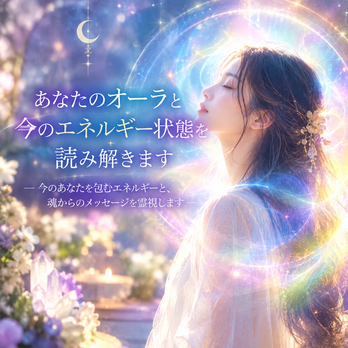 あなたのオーラと今のエネルギー状態を読み解きます 今のあなたを包むエネルギーと、魂からのメッセージを霊視 イメージ1