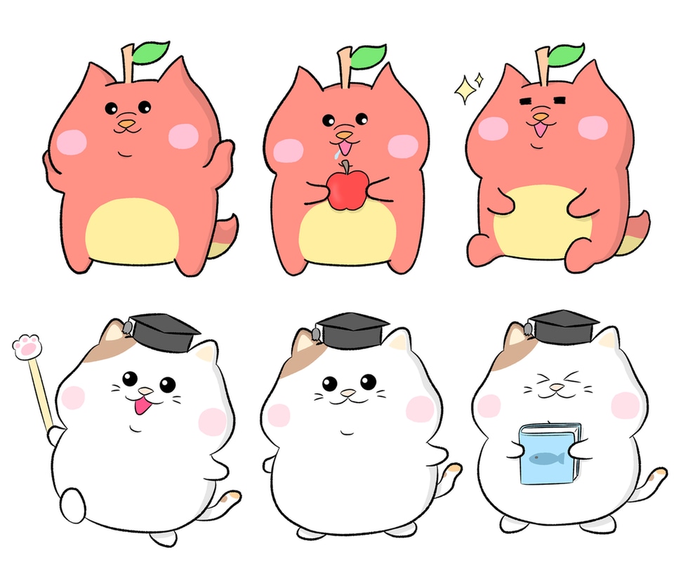 見る人をほっこりさせるキャラクターをデザインします アイコンや商用利用に！ゆるくてかわいい動物たちを描きます♪ イメージ4