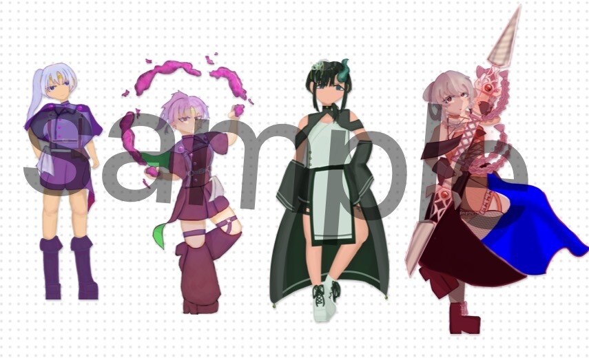 立ち絵、描きます キャラクターに命を宿しましょう。 イメージ4