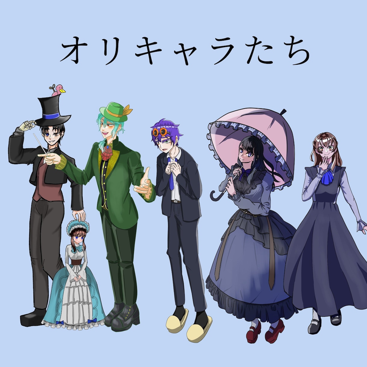 一枚絵、表紙、立ち絵、なんでも描きます パキッとしたイラストが得意です！ イメージ4