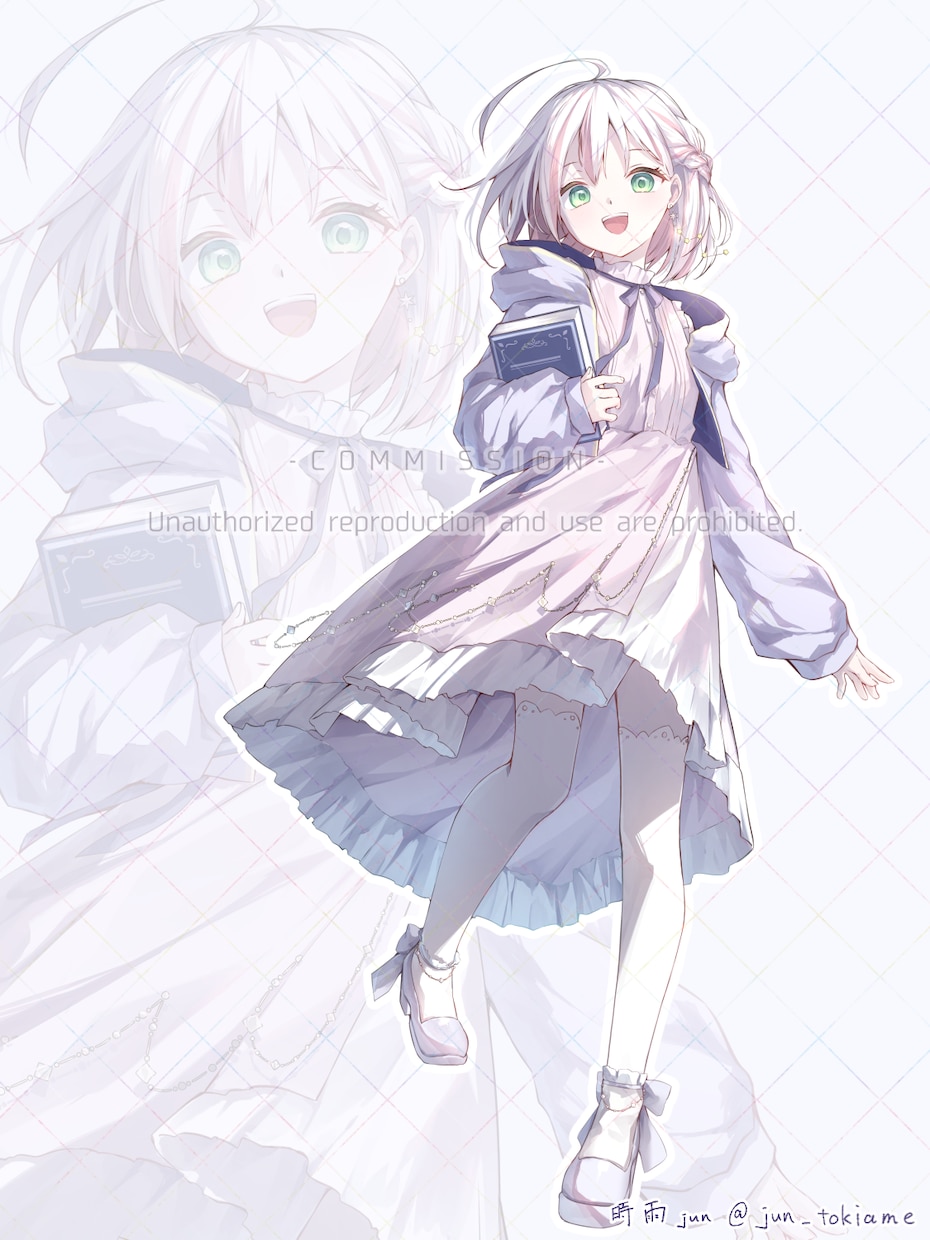透明感あるキャラの立ち絵・全身絵を制作します ご相談のみもお受けしております！ イメージ4