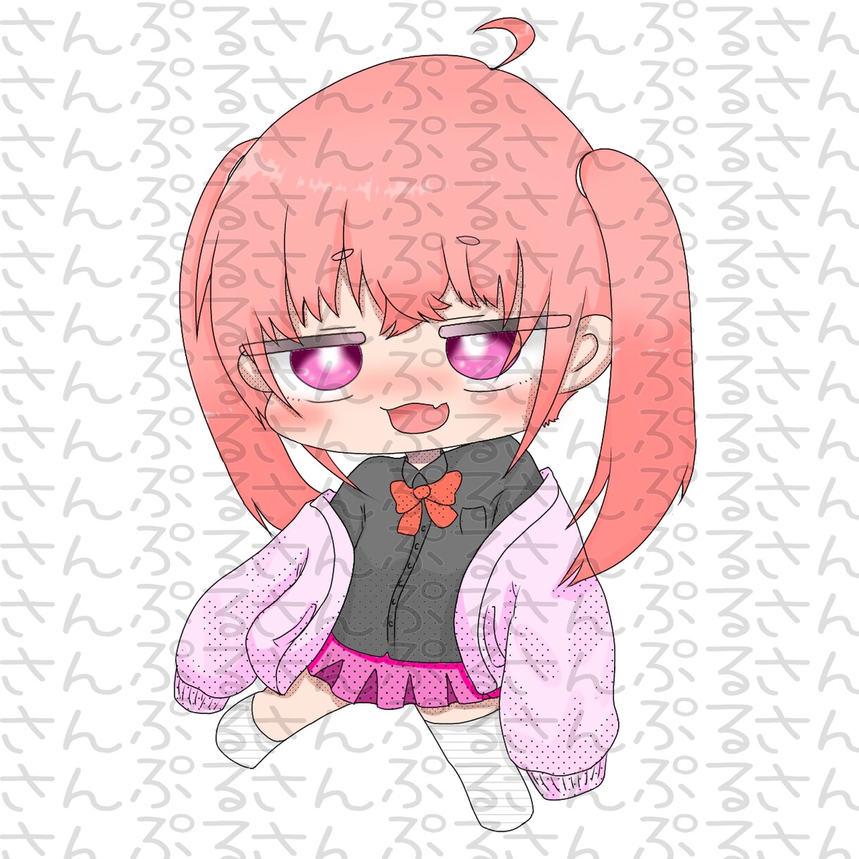 もっちり可愛い✩全身デフォルメイラストお描きします 2頭身のかわいい全身デフォルメキャラです！アイコンにも最適！ イメージ7