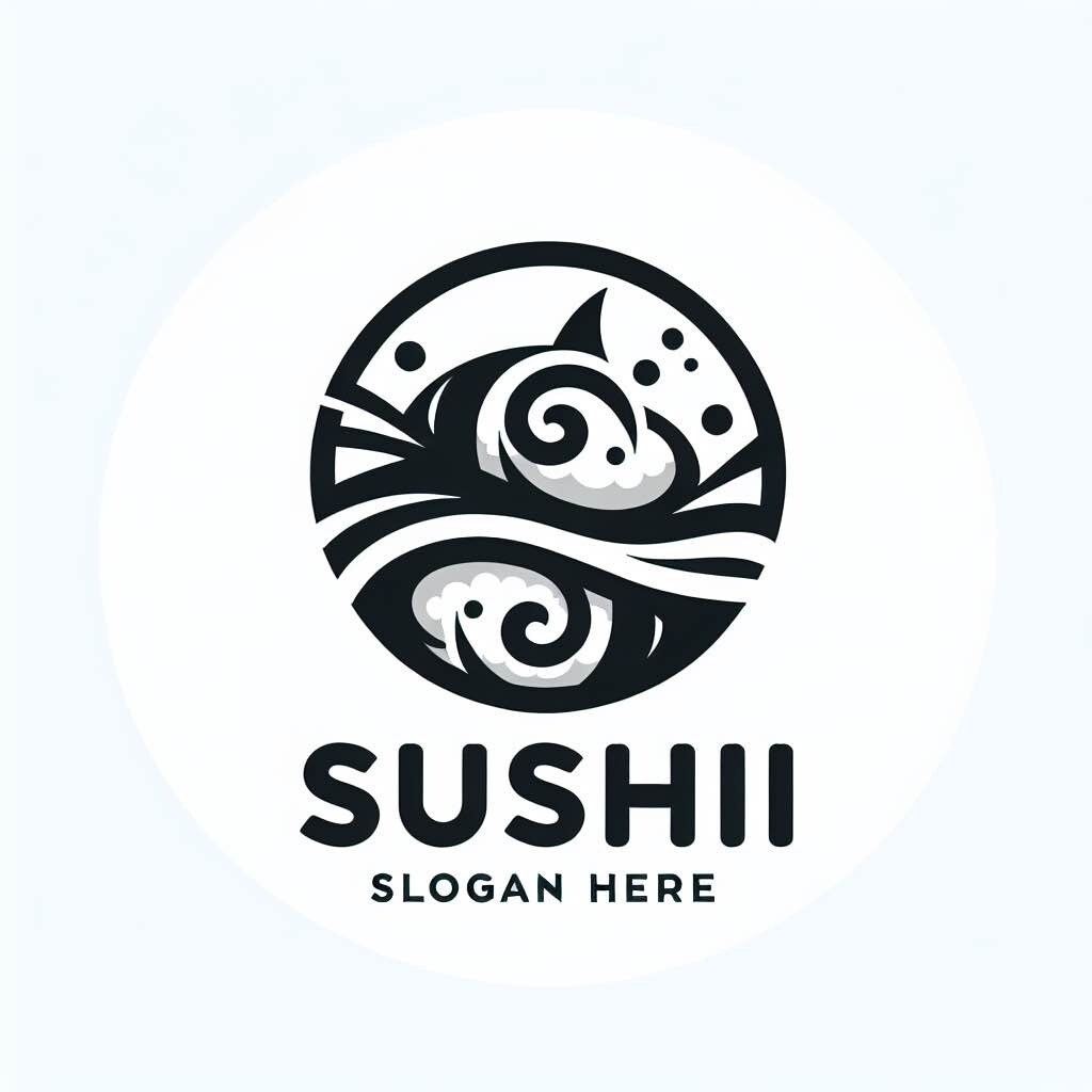 白黒ロゴ　見やすいデザイン作ります シルエット　企業ロゴ　デザイン　グラフィック イメージ8