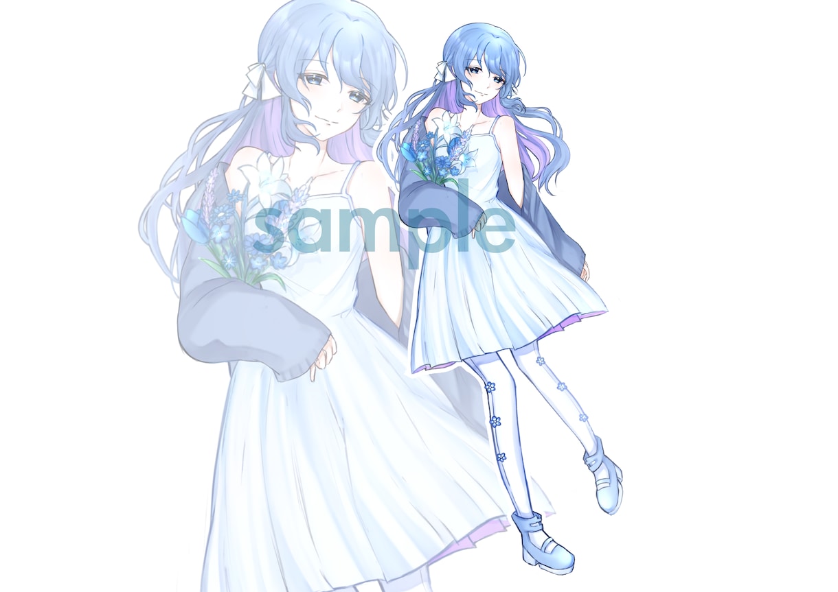 オープン価格！オリジナルキャラ立ち絵作成を行います TRPGやゲーム、vtuberなどの配信者様に！ イメージ2