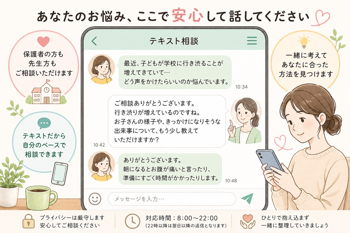 元特別支援学校教師（１６年）がお応えします 子育ての悩み（保護者様）、学校や園での悩み（先生）を解決！ イメージ1
