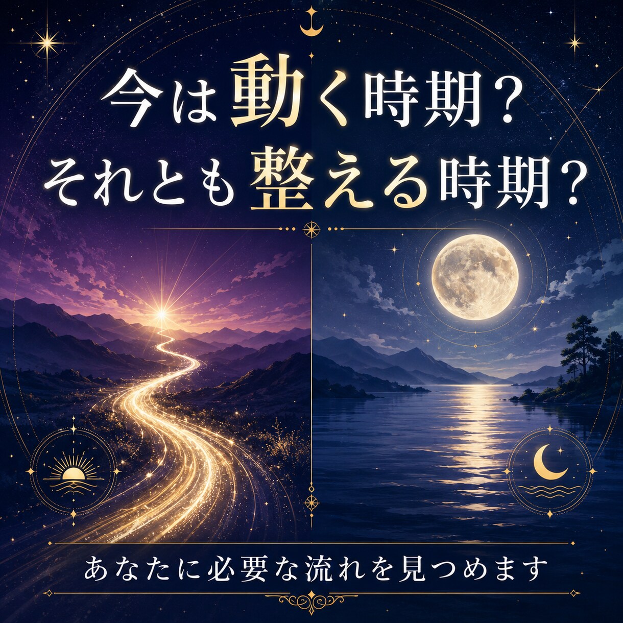 恋愛・仕事・お金の迷いを整理し次の一歩を照らします 心・身体・行動・ご縁・チャンスのツキ廻り診断 イメージ6