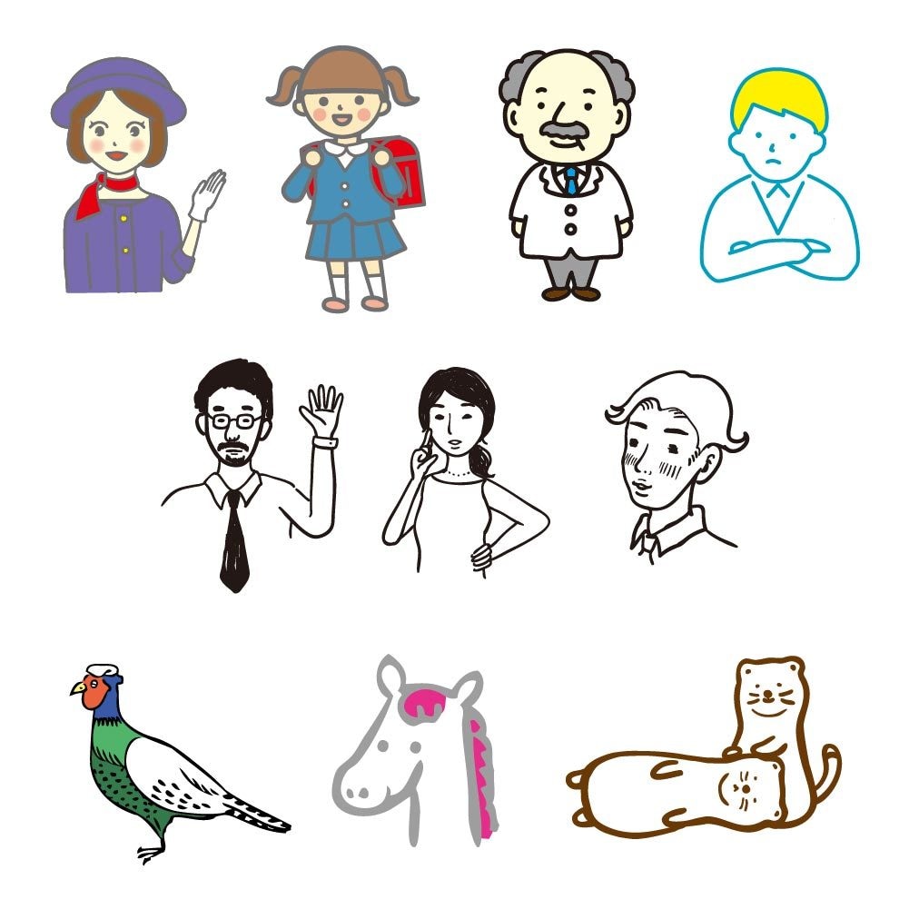 商用可◆シンプル・やさしいイラスト作成します あたたかみのあるイラストで、より伝わるデザインに イメージ6