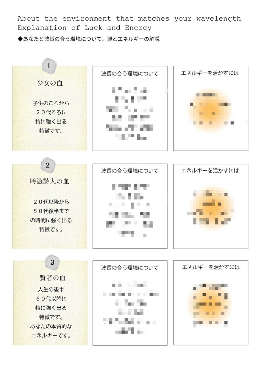 あなたの先天的才能、オーラの魅力お伝えします 魂を輝かせるために備わっている能力、特徴、運勢の特徴 イメージ6