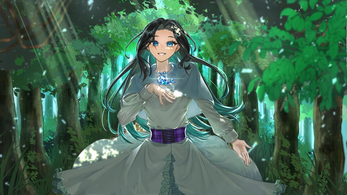 立ち絵や一枚絵のイラスト制作します 顔から全身まで一律の金額！可愛い子を描くのが好きです イメージ4