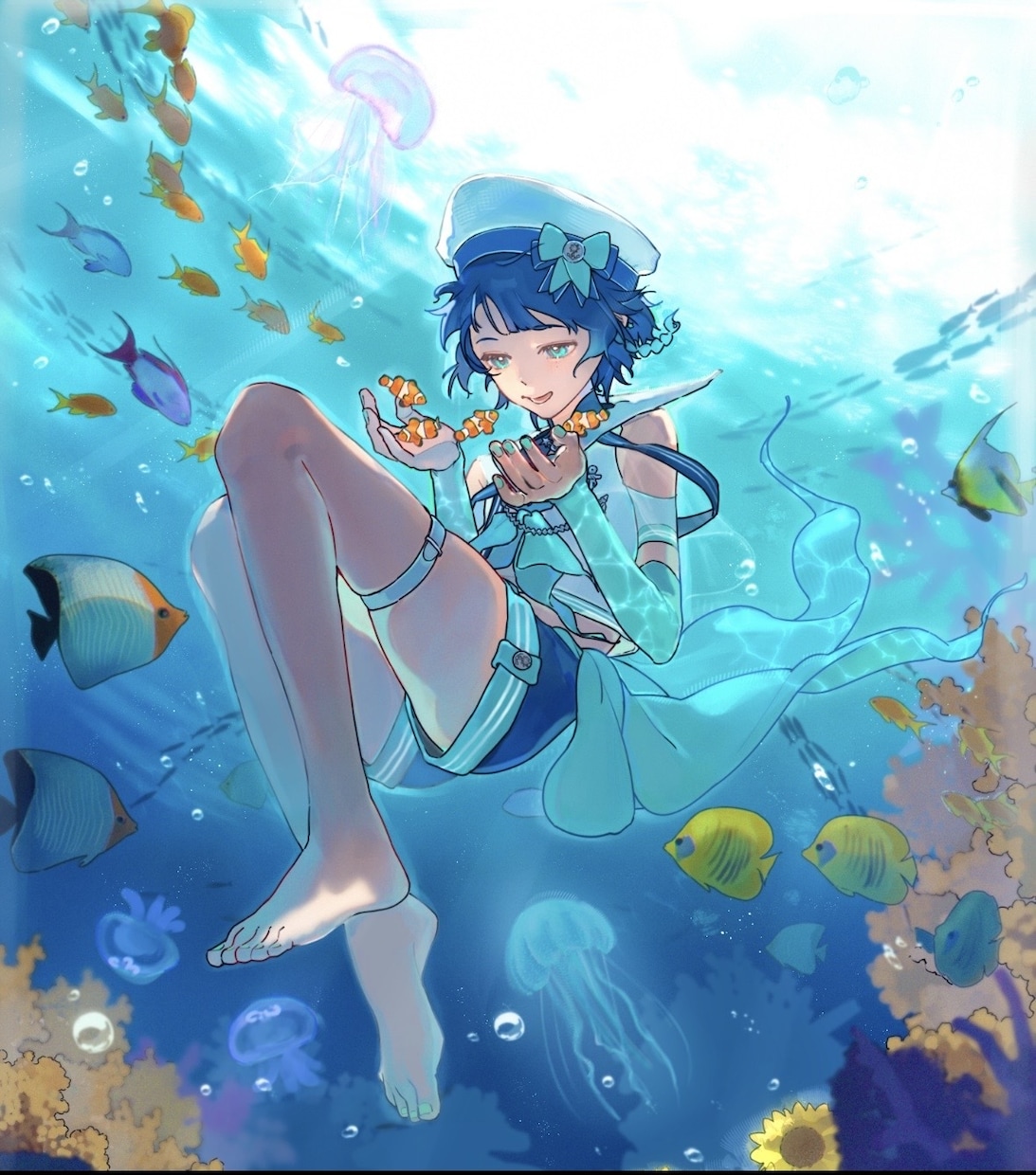 背景まで描きこんだ魅力的な一枚絵を制作します 細部まで丁寧に描き込み配信・記念・観賞用まで幅広く対応します イメージ1