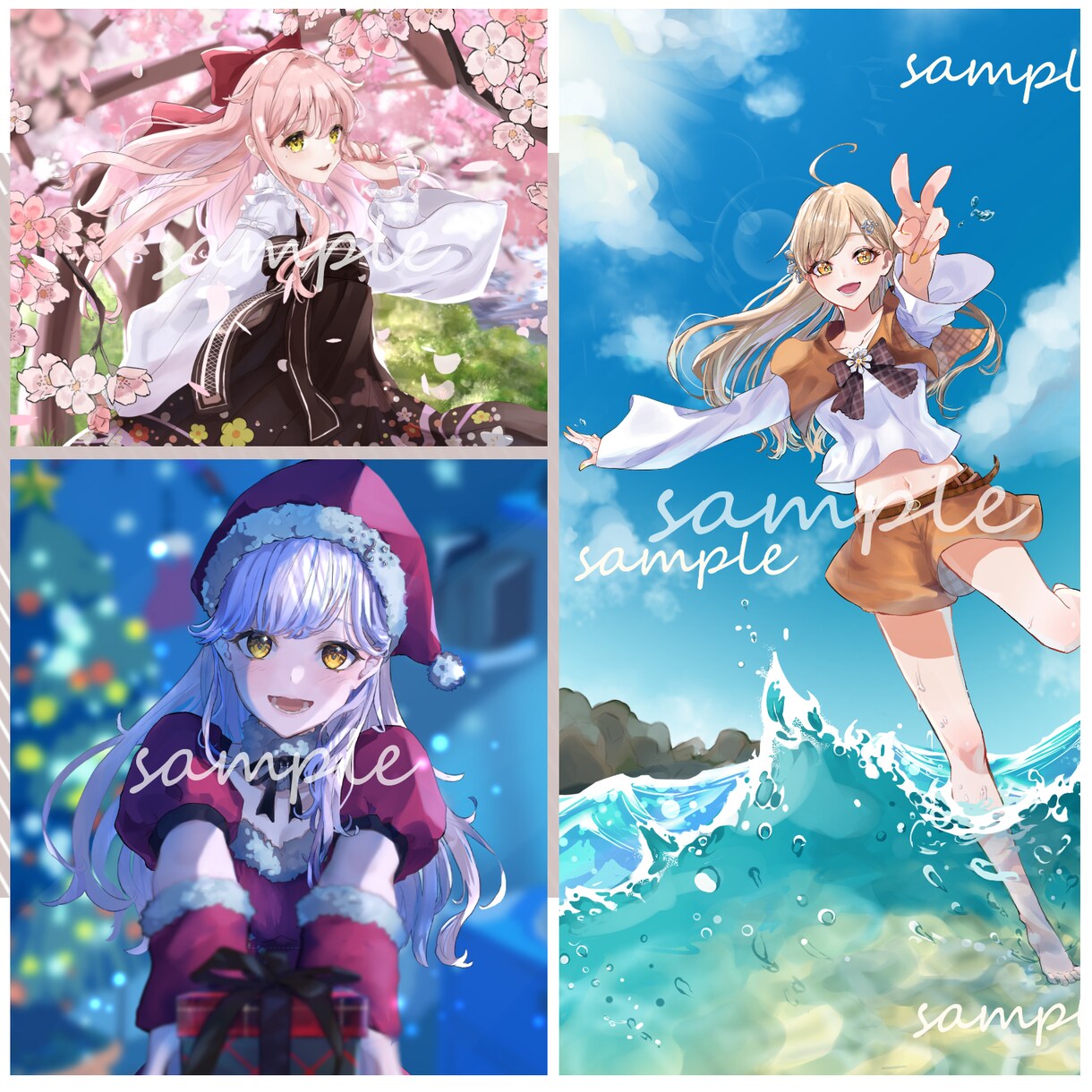 歌みた/サムネ/MVイラストなどの１枚絵承ります 大人かわいい厚塗りの高クオリティなイラストが好きな方必見 イメージ3