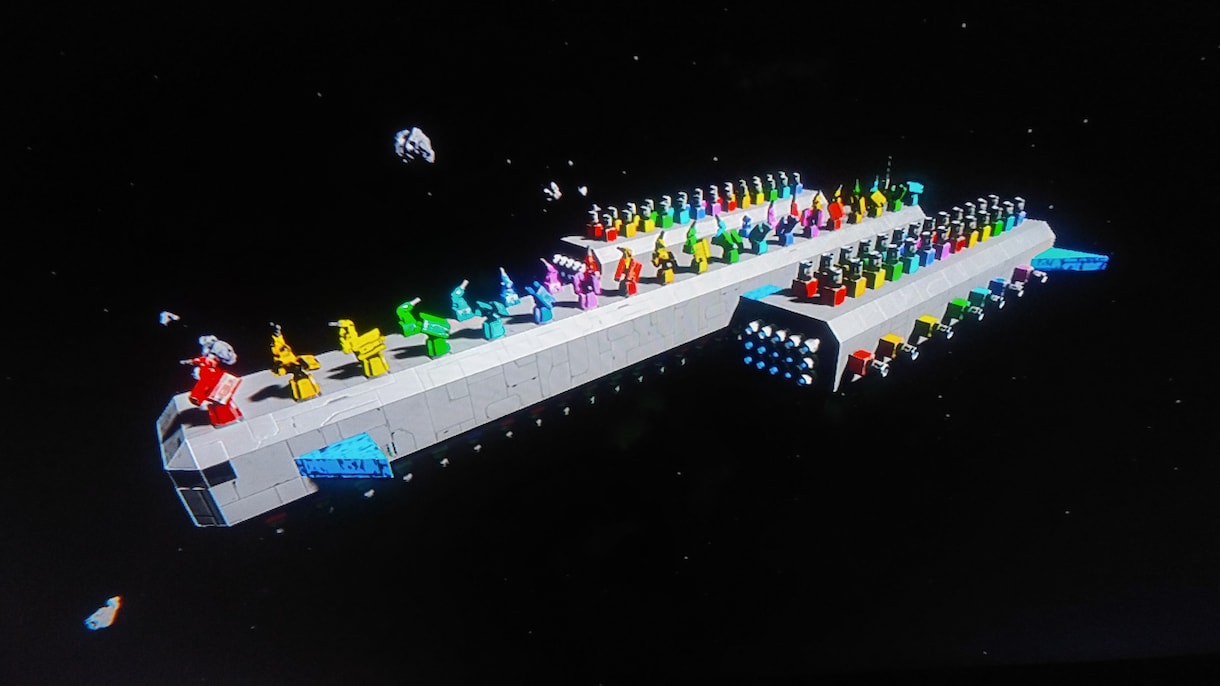 ゲームで作成した宇宙船たちの写真を販売します SPACE ENGINNERSで作成した宇宙船です。 イメージ8