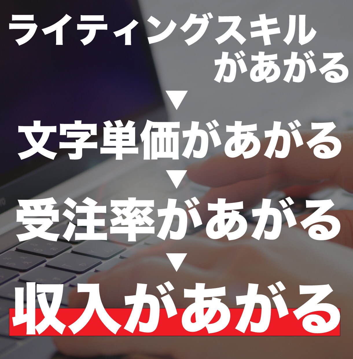 1円以下必見■文字単価をあげるお手伝いをします 文字単価1円未満→高単価へ！脱・初心者で受注を取れる イメージ1