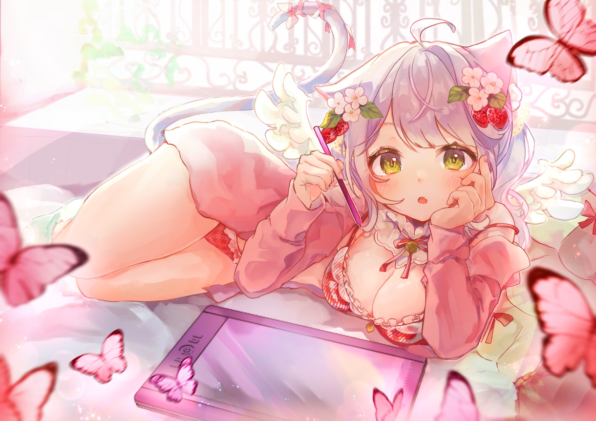 目を惹くファンタジーな一枚絵を描きます 壁紙・MVイラスト・挿絵等何でも描きます！プレゼントにも！ イメージ4