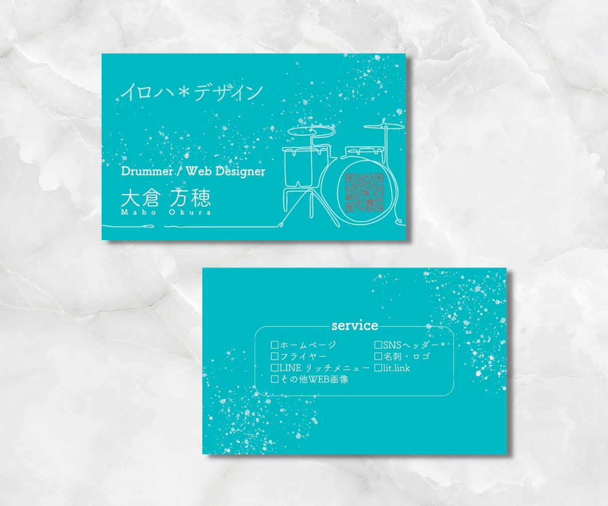 集客を応援！音楽活動に欠かせない名刺デザインします 両面デザイン！心に残るデザインで認知度UP！ イメージ3