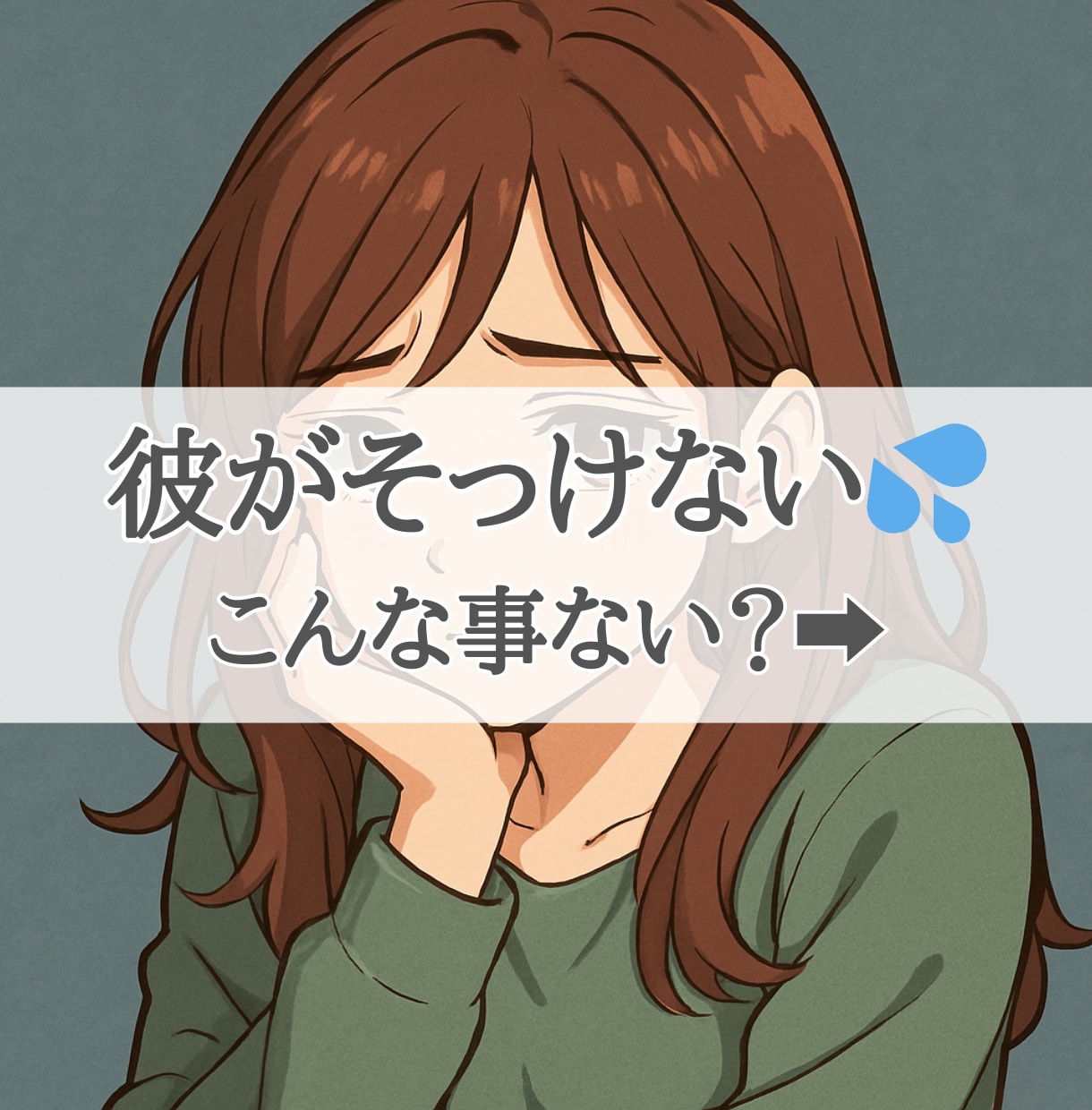 そっけなくて不安になってない？しっかり寄り添います LINE、急に冷たくなった、彼氏、態度変わった、性格診断 イメージ6