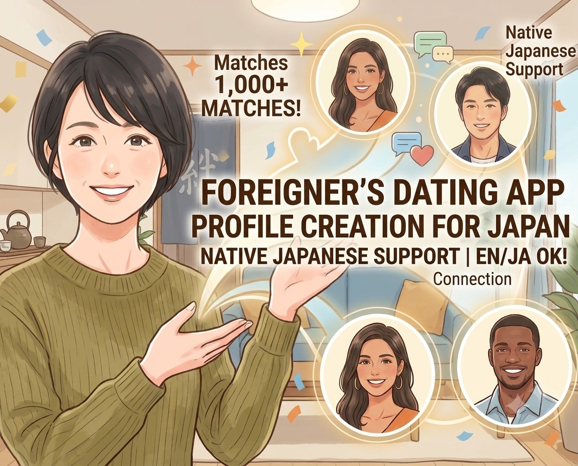 自然な日本語でプロフィール作成します Japanese Profile for DatingApp イメージ1