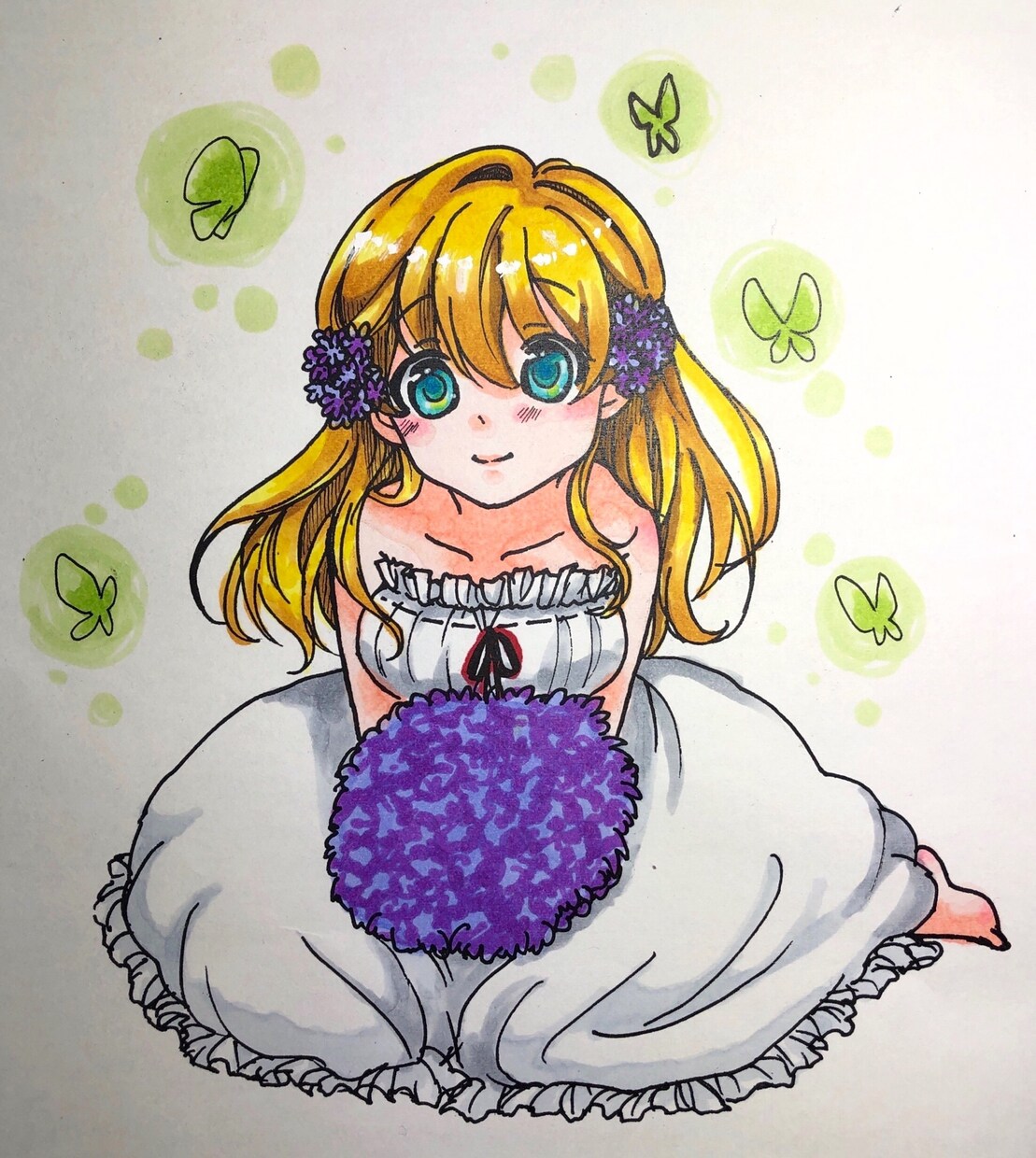 アナログイラスト描きます アナログ画材でマンガやアニメタッチのイラスト描きます。 イメージ1