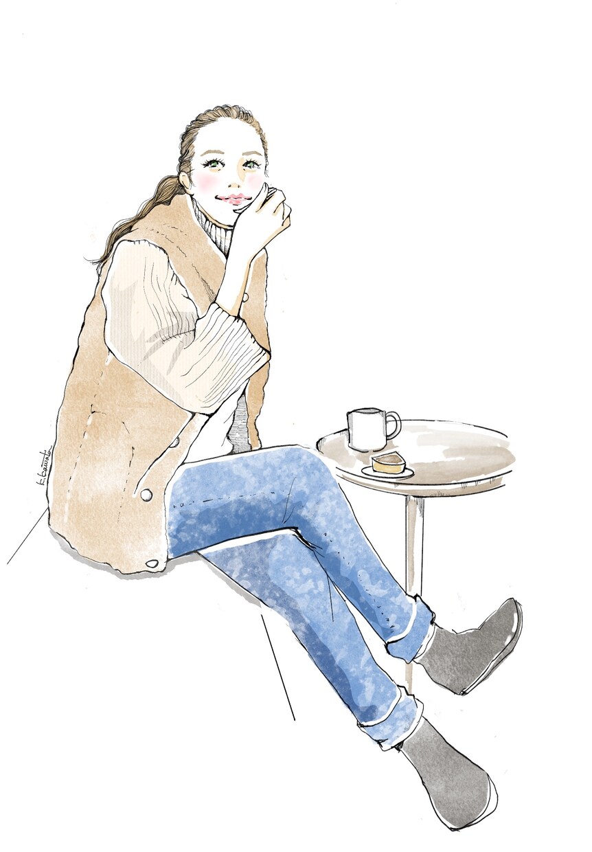 きれいな女の子描きます お写真を元に透明感あるオシャレな女の子データ制作します。 イメージ8