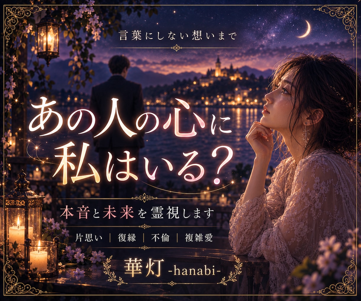 私は特別？❤️あの人の本音と未来を霊視します ◇ 片思い/復縁/不倫/複雑愛など✨あの人の本音と未来を霊視 イメージ1