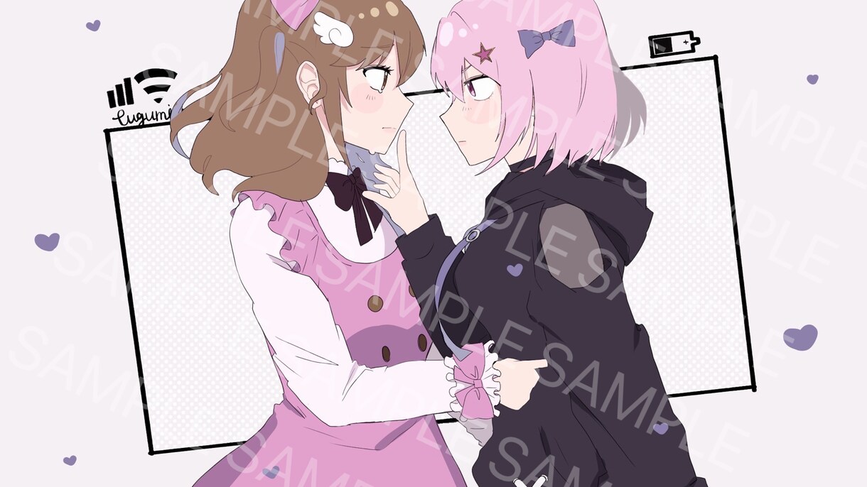 動画のサムネイル、MVイラストのご依頼請けてます あなたのキャラの魅力を引き出して描きます！ イメージ5