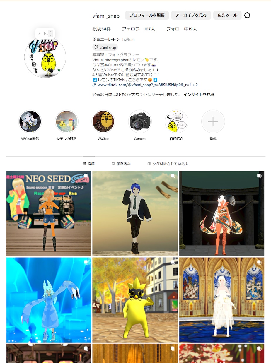 VRChatやclusterなどでカメラマンします 動画・写真撮影を代行してコンテンツ作成のサポートをします!! イメージ1
