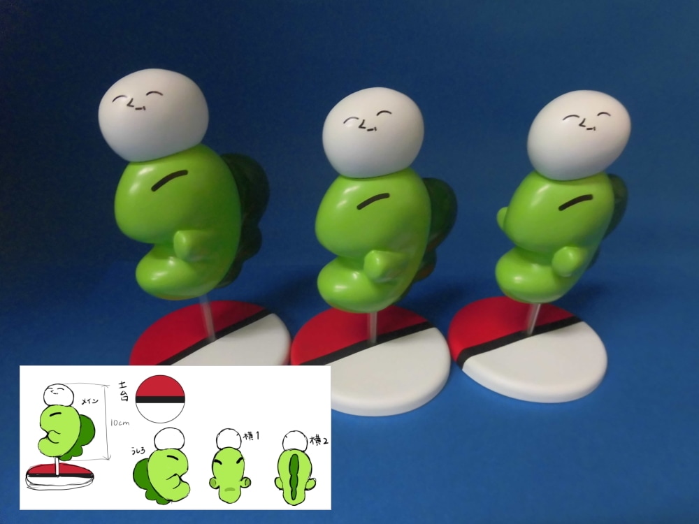 オリジナルフィギュア(15cmまで)を制作します あなたが描いたオリジナルキャラクターを立体化します！ イメージ7