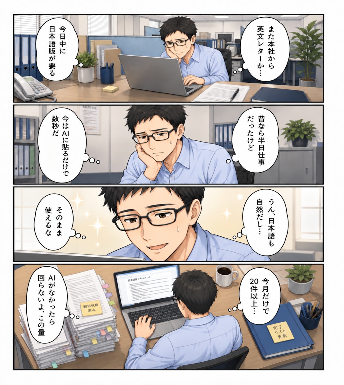 英語→日本語のAI翻訳をプロが原文を見て校正します 翻訳歴21年。誤訳・訳抜け・数字の間違いまで確認 イメージ2