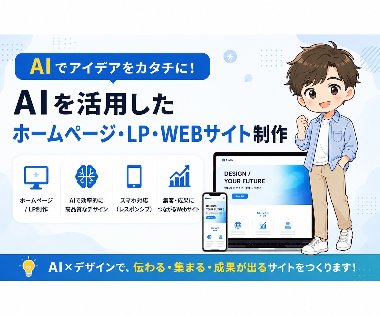 ビジネスの成約率をUpさせるコンテンツを作ります AIを駆使した制作で”即日即時”に初回提案 イメージ1